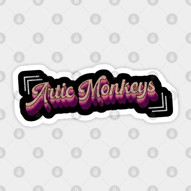 arctic monkeys vintage Sticker by LNR JIKUSTIC